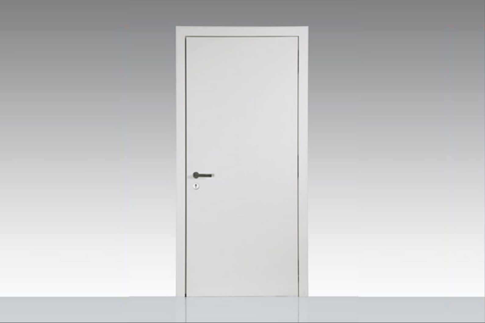 Entrance door plain interior view