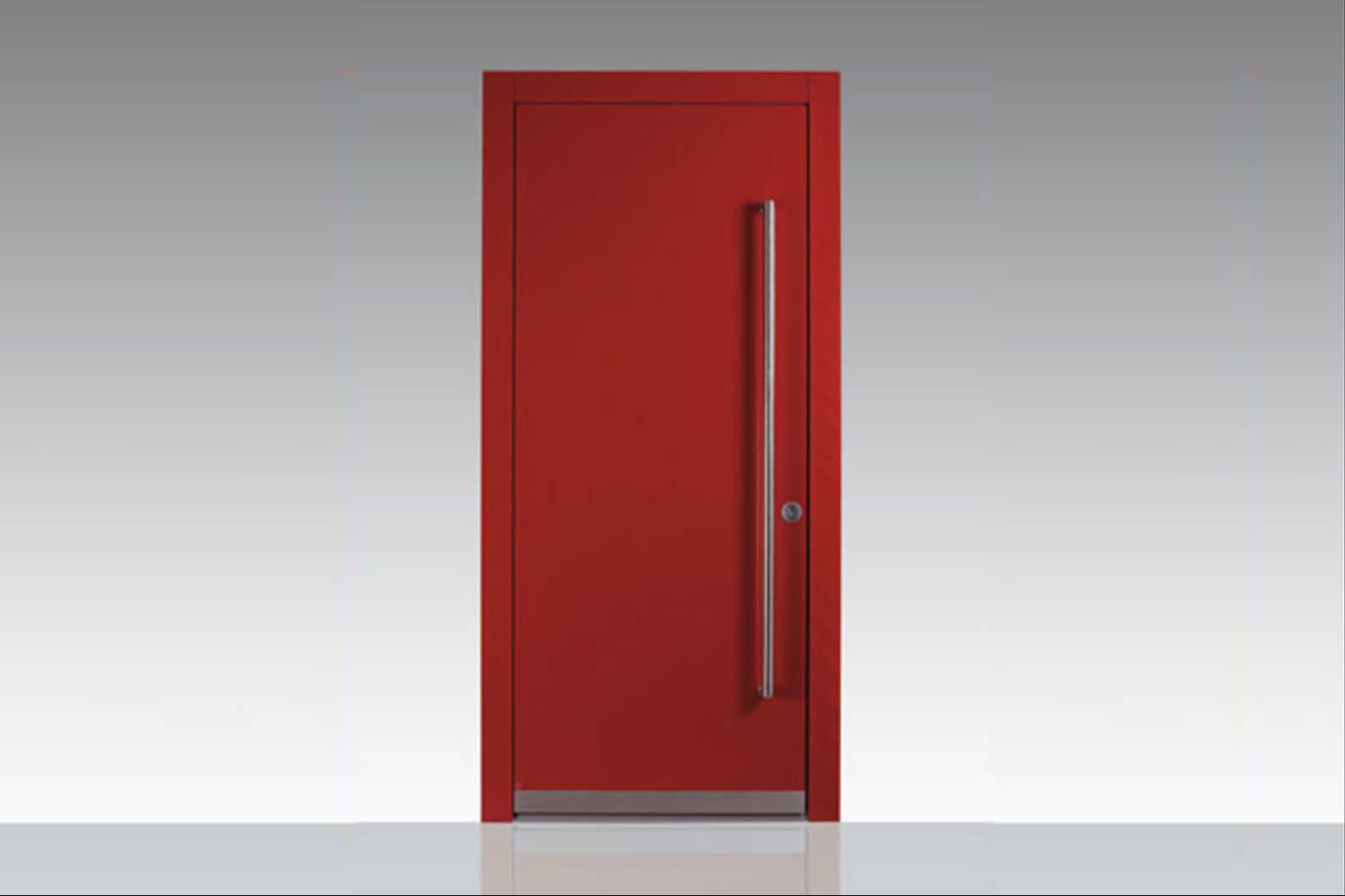 Entrance door plain exterior