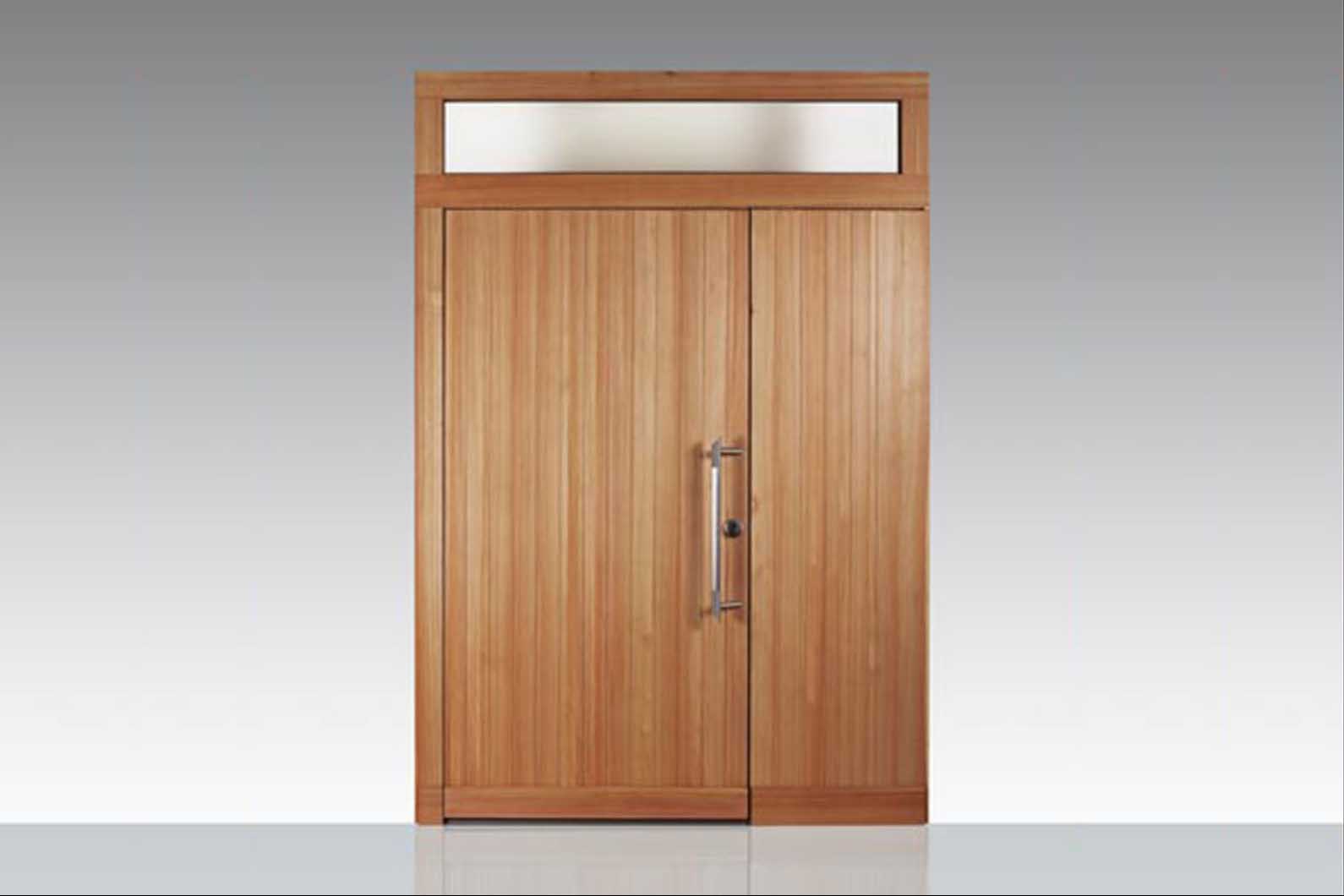Entrance door plain exterior