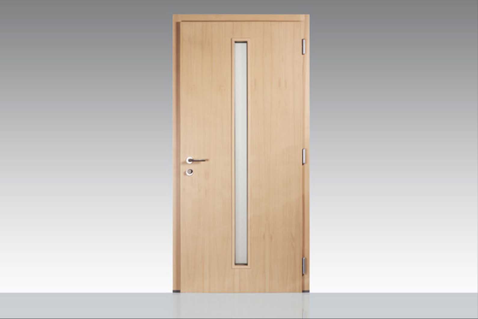 Entrance door plain interior view