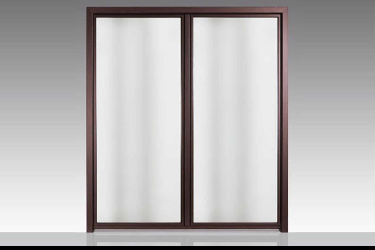 Holz Alu Balkontür Classic modern Aussenansicht