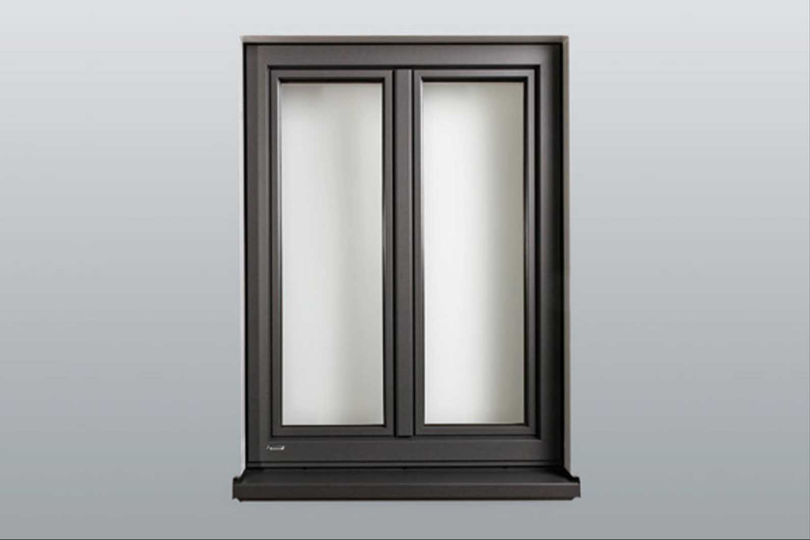 Holz Alu Fenster Classic Aussenansicht