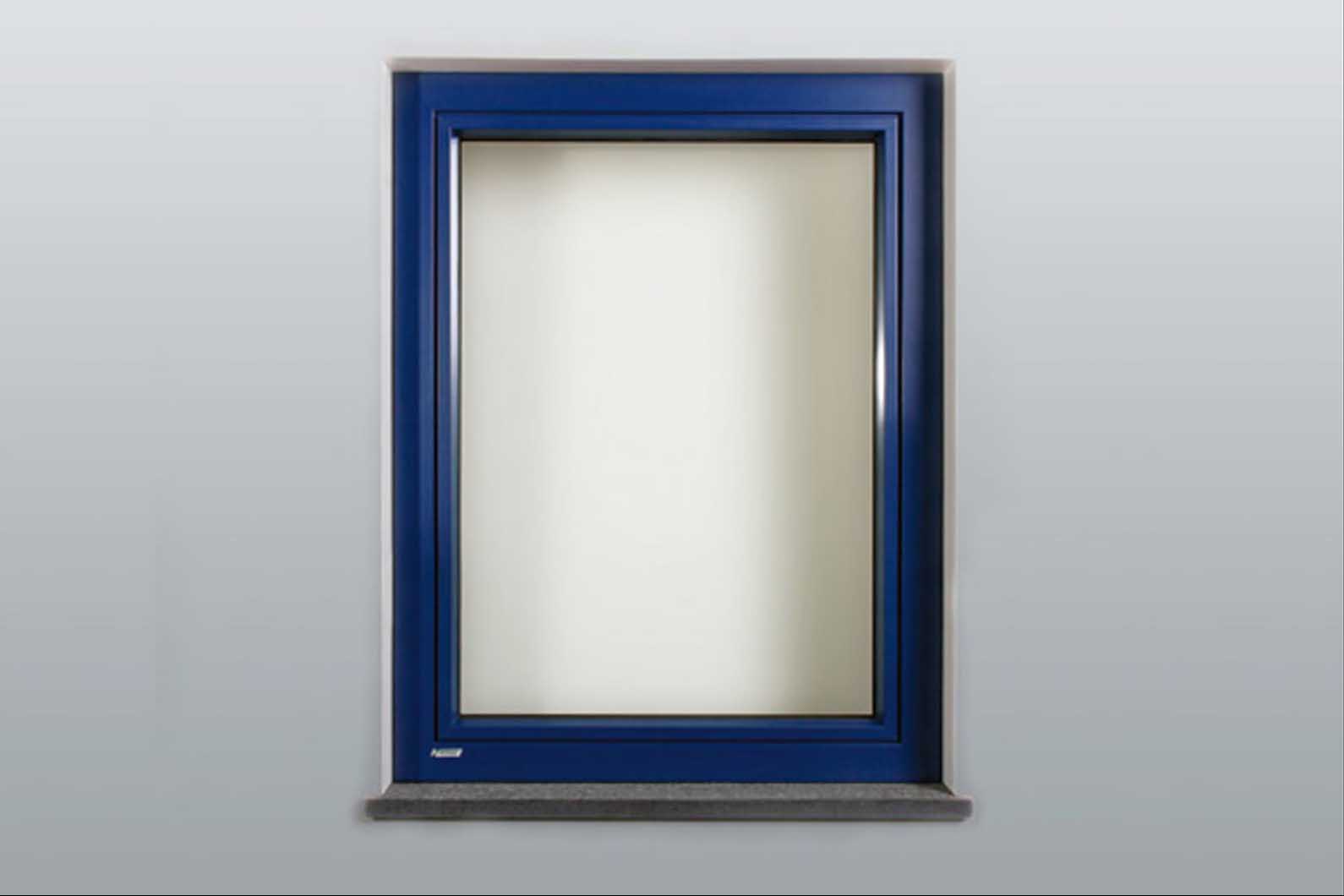Wood aluminum window modern exterior view